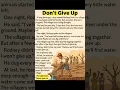 Download Lagu “🔥 Kisah Menakjubkan tentang Jangan Menyerah 💪🔥 Pelajaran yang HARUS Anda Ketahui Hari Ini” #motivasi