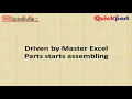 Excel driven Quick Part Sequencing using Solid Edge Automation and solid edge configurator