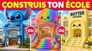 CONSTRUIS ton ÉCOLE spécial RENTRÉE 🏫✨🌈 | TU PRÉFÈRES...?