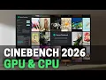 Cinebench 2026 The One-Stop Benchmark for CPU and GPU
