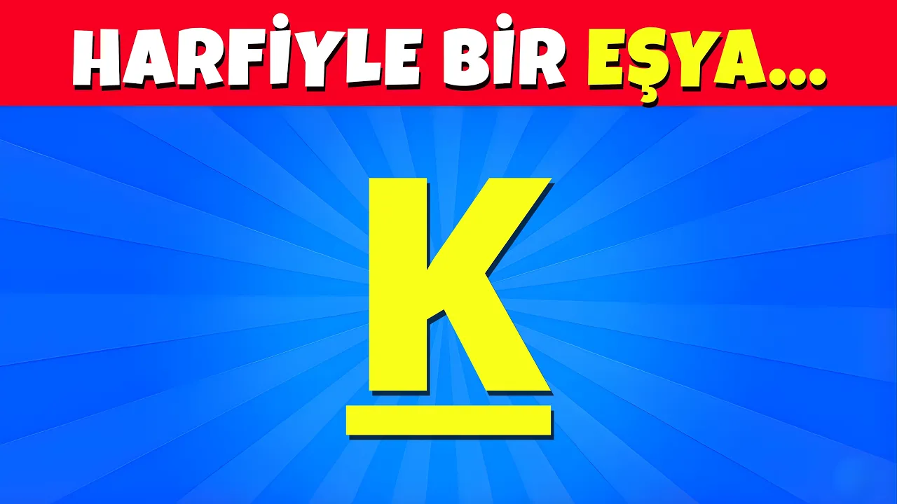 😈⚡ Sadece Hızlı Olanlar Kazanır! 🚀🧠Alfabe ile Kelime Bulma Oyunu 🎉🧠