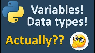 Variables and data types in Python - Episode 3 Python tutorial in English with Pycharm variable