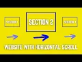 How to Create a Website with Horizontal Scroll