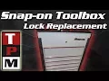 Snap-on toolbox lock cylinder replacement - Super easy