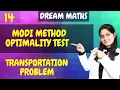 Introduction to MODI Method Transportation Problem Linear Programming Dream Maths