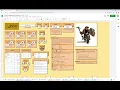 Dungeon World character sheets in Google Sheets for PbP games