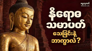 နိရောဓသမာပတ်ဆိုတာ ဘာလဲ၊ နိရောဓသမာပတ်၊ ဖလသမာပတ်နဲ့ နိဗ္ဗာန် ဘာကွာသလဲ | ဓမ္မလုလင်