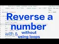 reverse a number in c placement preparation series c tutorials
