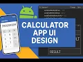 48 Android Studio Calculator UI - Creating GridLayout Buttons Step-by-Step Beginner Tutorial