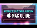 Mac Easy Stable Diffusion WebUI Installation Full Guide Tutorial