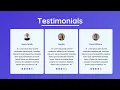 How To Make Website Testimonials Section Using HTML and CSS Only in