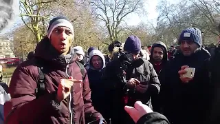 when aaron aka young welsh met br hamza first time speakers corner