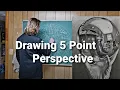 How to Draw 5 Point Perspective - Curvilinear