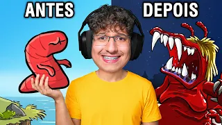 COMA PARA EVOLUIR ESSA MINHOCA ALIEN