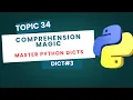 Get Dict Keys Values Items Dictionary Comprehension Merging Python Tutorial