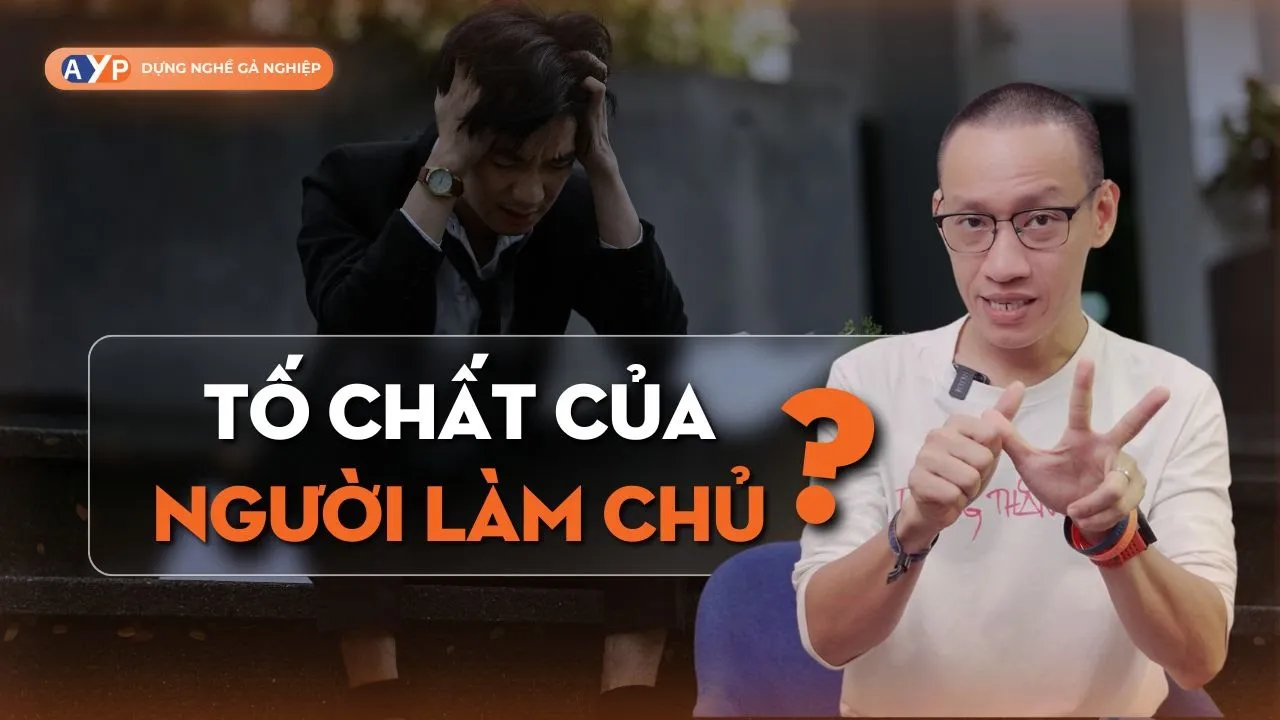 Outline Video Bạn có TỐ CHẤT của người LÀM CHỦ không? Chuẩn bị gì trước khi KHỞI NGHIỆP KINH DOANH| Nguyễn Hữu Trí