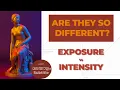 Intensity vs exposure in lights understanding the difference