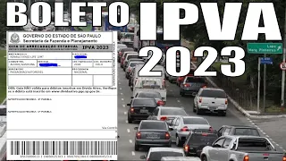 IPVA 2023 CONSULTA E BOLETO PARA PAGAMENTO AVISTA COM 3% DESCONTO PASSO A PASSO