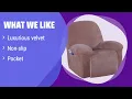The Top 5 Best Recliner Slipcovers in 2025 - Must Watch Before Buying