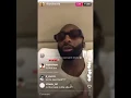 Riky rick sings to kly's too much live on instagram
