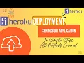 Simple Steps to Deploy Application on Heroku Server Spring Boot Application Deployment Heroku