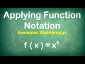 Applying Function Notation Including Worked Examples Mathematic Breakdown
