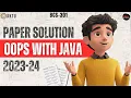 Java OOPS in One Shot PYQ Solution OOPS With Java Aktu 4th Sem BCS 403 2023-2024 Aktu Exams