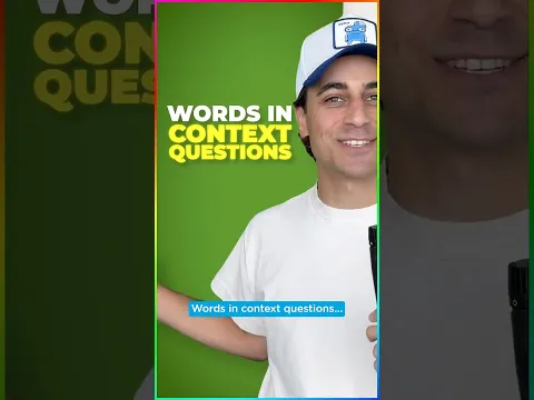 MASTERING words in context questions on the SAT..