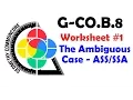 G-CO B 8 Worksheet - Congruence Criteria