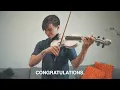 CONGRATULATIONS ON VIOLIN - POST MALONE FT QUAVO Alan Milan Cover