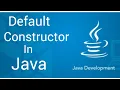 Default Constructor In Java Constructor Java Hindi