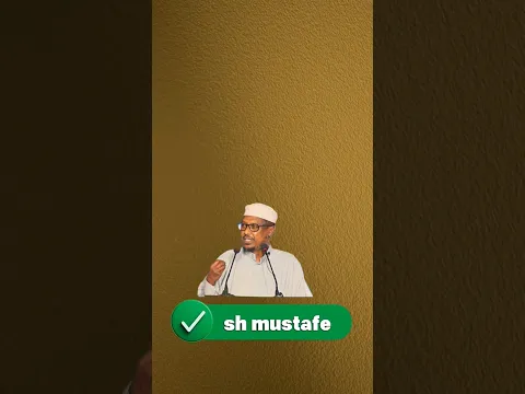 #diini #shiikh mustafe