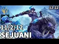 Sejuani Jungle vs Shaco - KR Master Patch 12 22