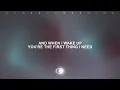 Dean Lewis, Sasha Alex Sloan - Rest (Lyrics)