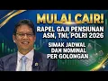 MULAI CAIR! Rapel Gaji Pensiunan ASN, TNI, Polri 2026, Simak Jadwal dan Nominal per Golongan