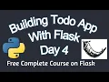 Creating Todo App With Flask Python Flask Todo App