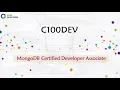 C100DEV MongoDB Certified Developer Associate Exam Questions