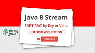 java 8 stream sort a hashmap sort hashmap stream function to sort map interview okay java