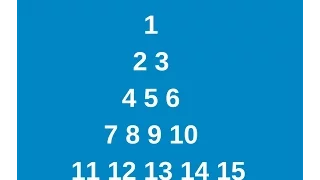 Write a java program to print floyds triangle