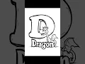 Letter D Coloring Pages For Kids