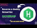 Reverse a doubly Linked List Hackerrank Solution C Easy Step in HINDI with ENGLISH SUBTITLES