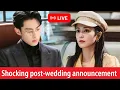 Less than one month after their wedding, Dylan Wang and Bai Lu shock fans at their press conference