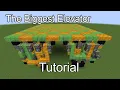 Tutorial for the biggest minecraft redstone elevator that waits at the top