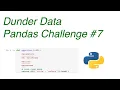 Dunder Data Pandas Challenge