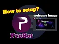 How to setup welcome image ProBot Discord