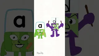 Alphablock d kicks turns alphablock a plushie Alphablocksanimations
