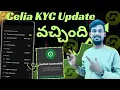 Celia wallet KYC verification update today Celia KYC mainnet live Celia listing date confirm