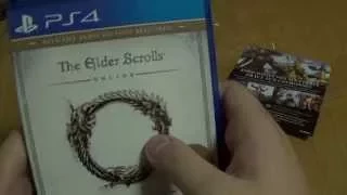 PS4 Elder Scrolls Online Tamriel Unlimited Edition with Explorer s Pack UNBOXING
