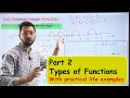 Types of Functions Part 2 Modulus Signum Greatest Integer Class 11 CA Devinder Singh