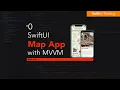 SwiftUI App Tutorial with VM and MapKit SwiftUI Map App
